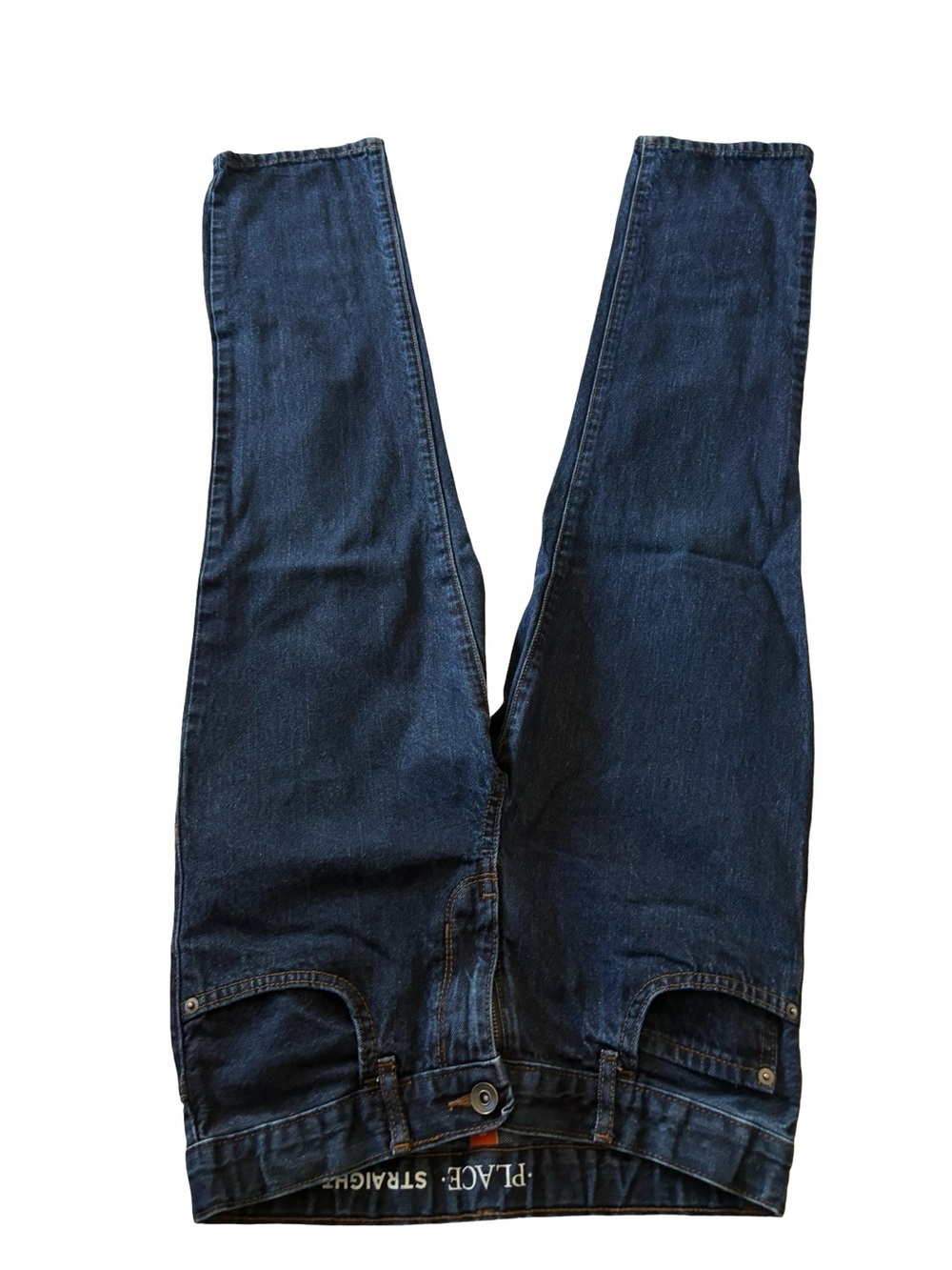 Place Straight Leg Jeans - Dark Indigo Blue